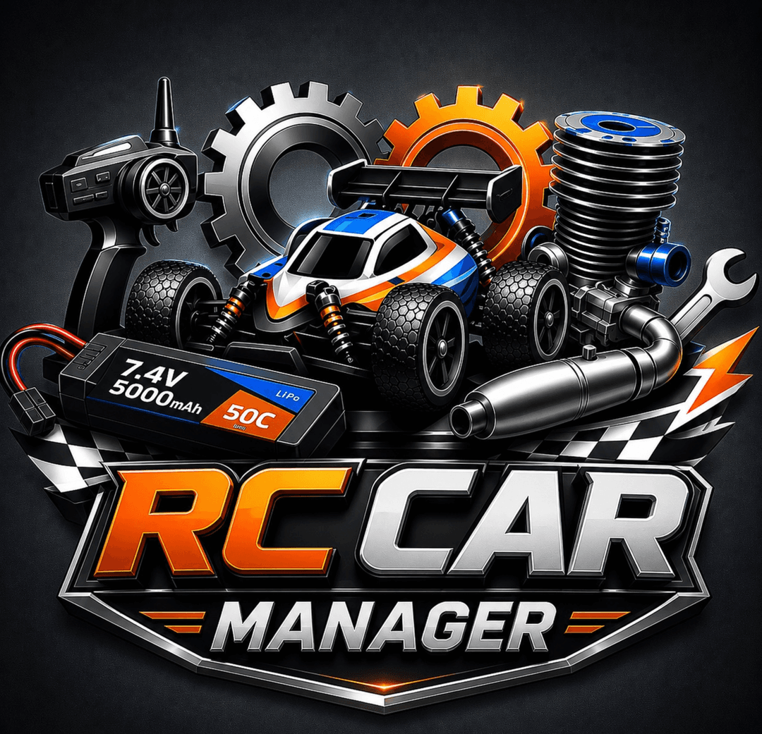 Capture d'écran RC Car Manager — tableau de bord